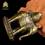 Тибетская буддийская колеса Король Король Кибао Тантра Тантрика Придавать чистую медь чистая медная император Семь политических сокровищ Буддийский храм 8.5