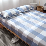 100% khăn bông duy nhất mảnh đúp dày 1,5 1,8 2 m giường đơn cotton sinh viên lanh 1.2m - Khăn trải giường