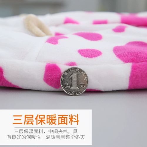 Детская демисезонная куртка, детский комплект, пуховик для новорожденных для мальчиков, увеличенная толщина, 0-1 лет