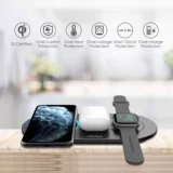 Подходит для TECTAG 10W FAST3 Сочетание Apple Device Family Bar Беспроводная зарядная плата iPhone Apple Watch AirPods Qi Miq-W20 Беспроводная зарядка