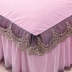 Hàn Quốc phiên bản của công chúa giường ren váy mảnh duy nhất Simmons màu rắn giường bìa 1.5m1.8 mét không trượt giường trải tấm mùa hè
