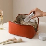 Вместительная и большая косметичка, портативная брендовая сумка через плечо, сумка для хранения для путешествий, изысканный стиль, популярно в интернете, коллекция 2022