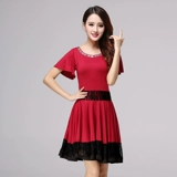 Комплект для взрослых, летнее платье для пожилых людей, короткий рукав, для выступлений, для среднего возраста