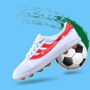 Đôi sao bóng đá giày vải bóng đá giày trẻ em giày bóng đá không trượt chịu mài mòn bị hỏng móng tay đào tạo giày bóng đá giày một