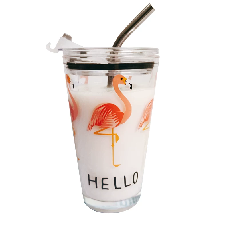 Creative measuring cup sealed, tea cup, glass for students
