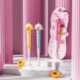 B.Duck, детская милая зубная щетка для младенца с мягкой щетиной, 1-2-3-6-12 лет
