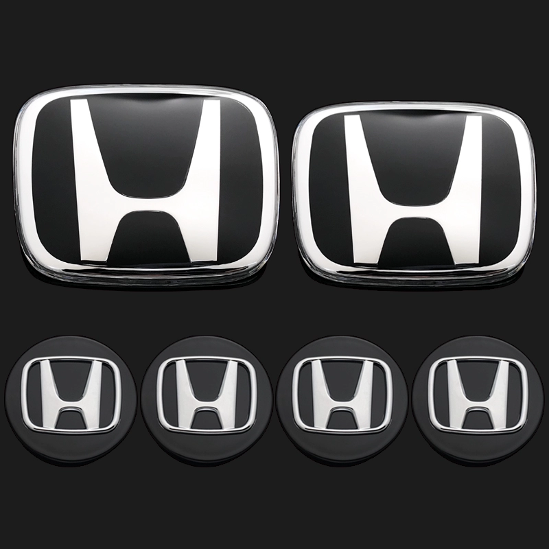 logo các hãng ô tô Thích hợp cho Honda MNV sửa đổi logo trước xe hơi phía trước Hub Che tem dán xe ô tô tem xe oto thể thao 
