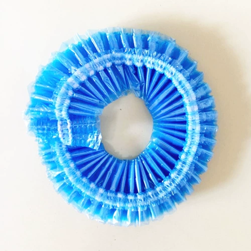 Одноразовая холодная завивка, шапочка для душа для взрослых, водонепроницаемая шапочка для волос, 100 штуки, увеличенная толщина