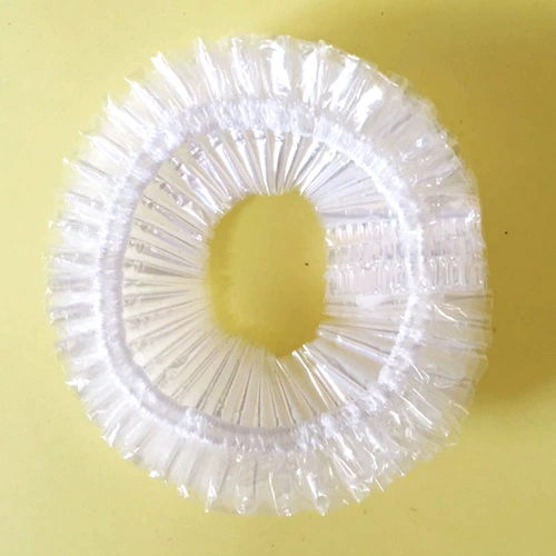 Одноразовая холодная завивка, шапочка для душа для взрослых, водонепроницаемая шапочка для волос, 100 штуки, увеличенная толщина