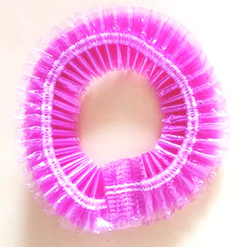 Одноразовая холодная завивка, шапочка для душа для взрослых, водонепроницаемая шапочка для волос, 100 штуки, увеличенная толщина