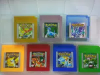 Nintendo GBC GB Game Card 7 Classic Pocket Monsters Set Pokemon Game