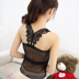 Mùa hè ren bọc ngực ống ngực hàng đầu phần dài sexy đáy vest vest chống ánh sáng ngực màu đen pad đồ lót Ống