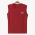 Phương thức căng mùa hè không tay t-shirt XL bóng rổ vest triều triều chất béo cotton thể thao vai rộng vest nam