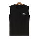 Phương thức căng mùa hè không tay t-shirt XL bóng rổ vest triều triều chất béo cotton thể thao vai rộng vest nam Áo vest cotton