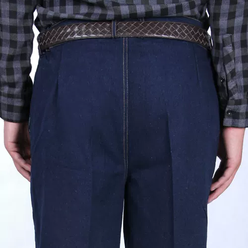 Демисезонные хлопковые износостойкие джинсовые штаны для работы, защита от ожогов, свободный крой, рабочая одежда, большой размер