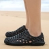 Giày nữ thoáng khí mùa hè Giày lưới đi biển Baotou dép nhựa dép dép nhựa thanh niên một chân giày nam giày sandal nam vento Sandal