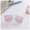 Retro vuông lớn sửa chữa hộp mặt đỏ dấu buồm đỏ với các mẫu kính mặt nữ tròn có thể được trang bị gương khung cận thị Harajuku