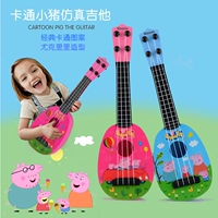 Trẻ em của mô phỏng guitar ukulele mini guitar cụ có thể chơi 4 chuỗi âm nhạc bé đồ chơi giáo dục đàn guitar cho bé