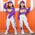 Vũ điệu rong biển cho trẻ em Calories Chàng trai và cô gái Jazz Street Dance Set Quần áo khiêu vũ Mẫu giáo Trang phục biểu diễn - Trang phục áo kiểu cho be gái Trang phục