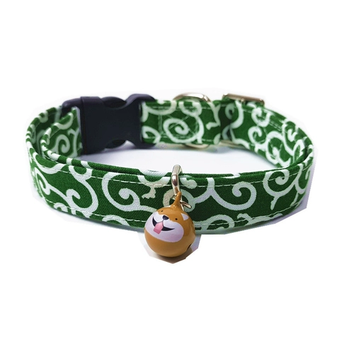 [Rui Chai Family Tang Grass Grass Pattern воротник] Японский ошейник Shiba Inu Corgi Pet маленькие собаки с кружкой шеи и шеи