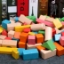 khối sồi nhập khẩu của khối gỗ đồ chơi giáo dục cho trẻ em trai bé 1-2-3-5-6 tuổi và trẻ em gái quà tặng Đồ chơi bằng gỗ