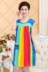 Mùa hè trung niên không tay nightdress XL cotton lụa đồ ngủ của phụ nữ cotton ngắn tay cotton dress dịch vụ nhà vay mac nha dep Đêm đầm