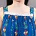 Cotton lụa lỏng sling nightdress ladies mùa hè cotton dài váy cộng với kích thước cộng với chất béo cotton silk đồ ngủ phần mỏng dịch vụ nhà Đêm đầm