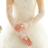Свадебное платье для невесты, длинные летние кружевные белые перчатки, защита от солнца