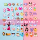 Смешанные мультяшные аксессуары, аксессуар ручной работы, кремовый чехол для телефона, шпильки для волос, резинка для волос, популярно в интернете