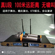 Âm thanh chuyên nghiệp gốc Đài Loan Bayer một cho hai micrô không dây U phân đoạn KTV hiển thị ưu đãi đặc biệt cho đám cưới