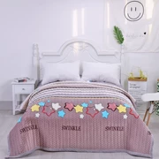 QUILT pha lê giường nhung bao gồm một mảnh 1.8m đôi tăng bên nhung bông của các tấm bên bìa giường bông kang - Trải giường