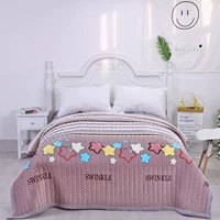 QUILT pha lê giường nhung bao gồm một mảnh 1.8m đôi tăng bên nhung bông của các tấm bên bìa giường bông kang - Trải giường thảm trải giường