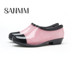 Sanmingmei mùa xuân và mùa hè nông miệng thấp giúp mưa khởi động phụ nữ thời trang mưa khởi động trượt breathable giày không thấm nước của phụ nữ cao su giày 1648 Rainshoes