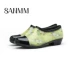 Sanmingmei mùa xuân và mùa hè nông miệng thấp giúp mưa khởi động phụ nữ thời trang mưa khởi động trượt breathable giày không thấm nước của phụ nữ cao su giày 1648