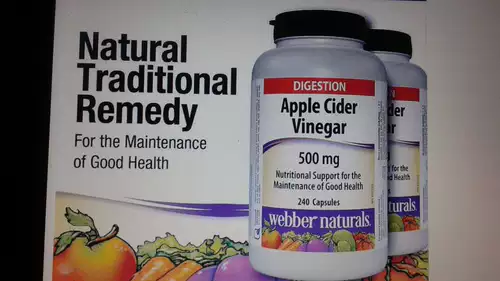 Канадский Webber Apple Cider Vider -уксус капсулы Apple Capsules 240 фрагменты 500 мг