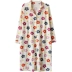 Hoa dài tay áo len cotton pyjama con rể mùa xuân và mùa thu váy ngủ dễ thương rộng kích thước lớn trong tháng dịch vụ trẻ em - Bộ Pajama