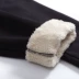 Quần thể thao nam mùa đông cộng với nhung dày lông cừu Quần nhung kích thước lớn quần rộng giản dị quần nam chân ấm quần quần jean nam Quần Jogger