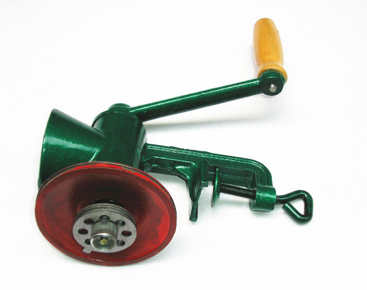 5号家用铸铁家用磨粉机 手摇绞磨磨辣椒大豆手动小型研磨机绞肉机