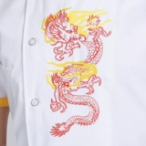 Новый отель Chefs Service мужской короткий шеф -повар Главный китайский ветровой вышивка ветря