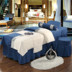 Beauty khăn trải giường denim bedspread thẩm mỹ viện dành riêng cao cấp tinh khiết bông trải giường massage phương thức có thể được tùy chỉnh - Trang bị tấm khăn trải giường spa Trang bị tấm