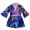 Cô gái Nhật Bản mặc kimono mùa hè trẻ nhỏ quốc gia sáu trang phục trẻ em trang phục khiêu vũ trẻ em váy - Trang phục shop quần áo trẻ em đẹp