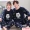 Cặp đôi đồ ngủ mùa đông cộng với nhung dày flannel kích thước lớn dễ thương phim hoạt hình lỏng lẻo nhung nam và nữ dịch vụ tại nhà bộ mặc nhà thu đông