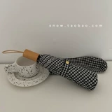 Черно -белая сетка/INS Simple Vinyl Sun Embrella Girl Sunny Umbrella Двух -складная складная ручка с твердым деревом солнечным кремом