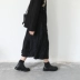 CHIC VEN tự chế 2018 đầu mùa thu mới Hàn Quốc phiên bản in cao eo thời trang xếp li nửa chiều dài váy trong đoạn dài nữ chân váy tầng dài Váy