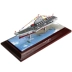 1: 1600 Trung Quốc tàu sân bay mô hình tàu chiến Liêu Ninh tàu sân bay hợp kim hoàn thành tĩnh quân sự thiết giáp hạm trang trí đồ chơi trẻ em thông minh Chế độ tĩnh