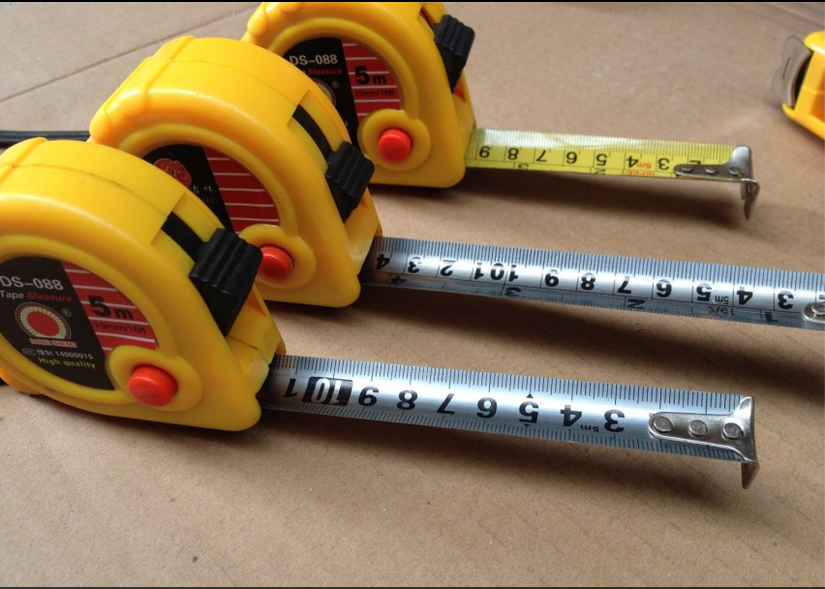 贴牌定做 5米 钢卷尺不锈钢卷尺水晶透明耐摔米尺 盒尺 高耐摔尺