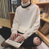 Spore Tháng Sáu mùa đông dày cao cổ áo lỏng áo len nam Hàn Quốc phiên bản của xu hướng dưới áo len những người yêu thích áo sơ mi triều Áo len cổ tròn