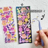 Макаронные аккаунты рук и наклейки на бумажную ленту от бумажных пэчворных инструментов для руководства