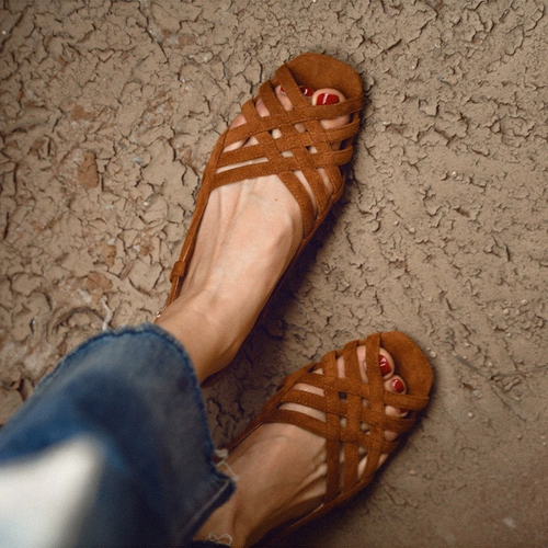 Сандалии, обувь, летние матовые плетеные туфли, 2022