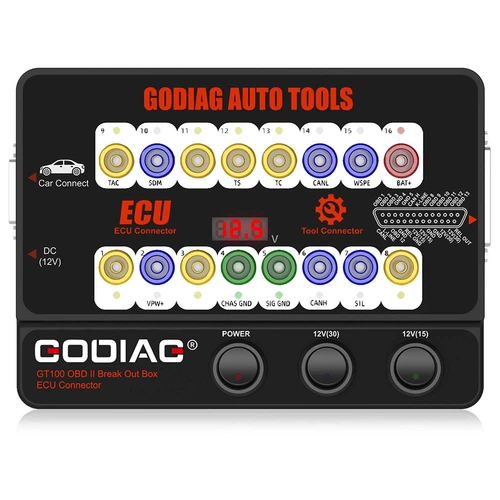 Godiag GT100 OBD2 Break Out Box Connect Connector Multi -Function Test Platform